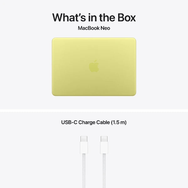 Apple MacBook Neo 13" (A18 Pro) 8/512 GB, citrus