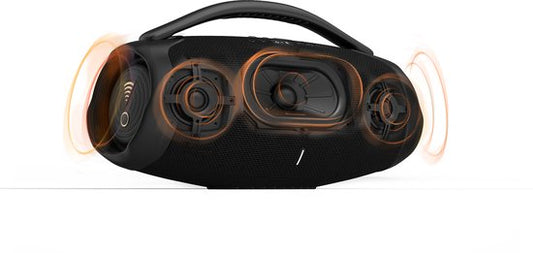 JBL Boombox 3 WiFi - Draagbare WiFi & Bluetooth Speaker - Waterdicht (IP67) - 24 uur batterij - JBL Original Pro Sound - AirPlay, Chromecast & Multiroom - Zwart