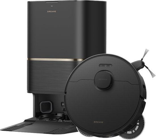 Dreame Robotstofzuiger L50 Ultra AE - Robotstofzuiger met dweilfunctie - 28.000 Pa Zuigkracht - Automatische Leegstation - Uitschuifbare Zijborstel - DryBoard - Zwart