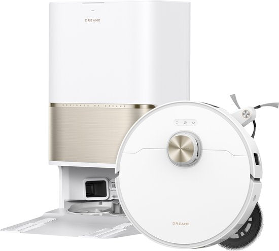 Aspirateur robot Dreame L50s Pro Ultra – Aspirateur robot avec fonction serpillière – Station de vidage automatique – Puissance d’aspiration de 30 000 Pa – Adapté aux poils d’animaux – DryBoard – Blanc