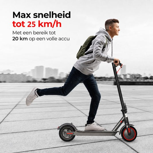 Stay-on - LadPed - Elektrische Step Voor Volwassenen Met Krachtige 350W Motor - Snelheid tot 25km/h - Compact Inklapbaar - Inclusief Smart-App
