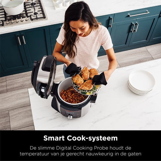 Ninja Foodi OL750EU Multicooker - 14 Kookfuncties - 7,5 Liter - Inclusief Airfryer, Broodbakmachine, Stomen, Grillen