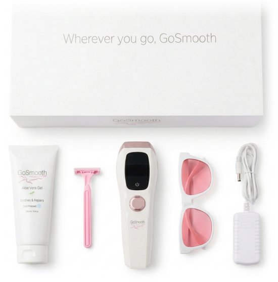 GoSmooth IPL Laser Ontharingsapparaat Pro - IPL Laser Ontharing - 10 Standen - 1.000.000 Flitsen