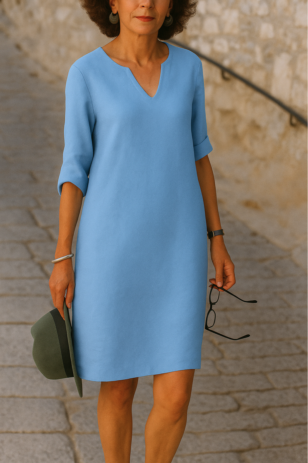 Ria™ | Elegante jurk met V-hals