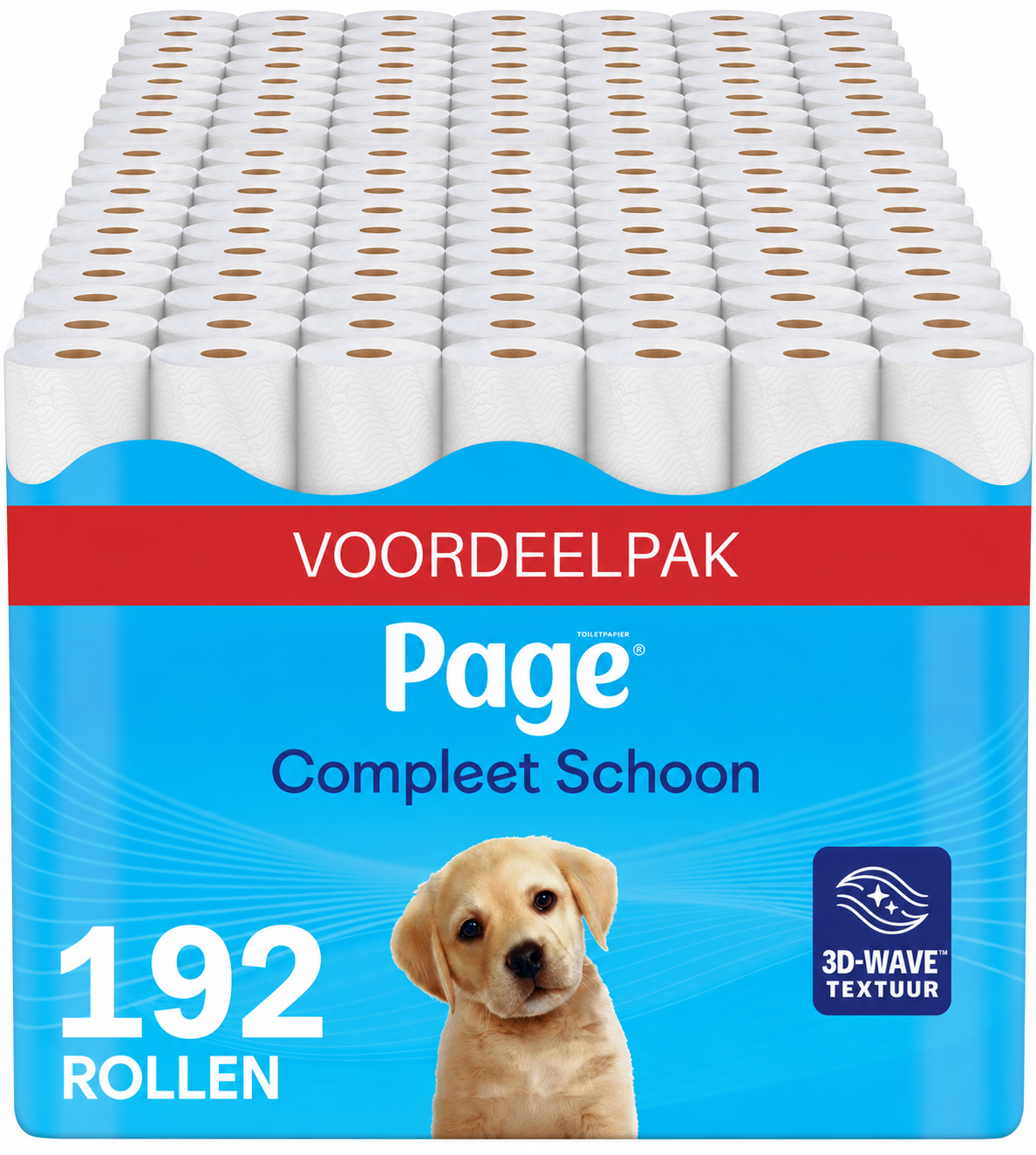 Page® toiletpapier - Compleet Schoon wc papier - 192 rollen - Voordeelverpakking