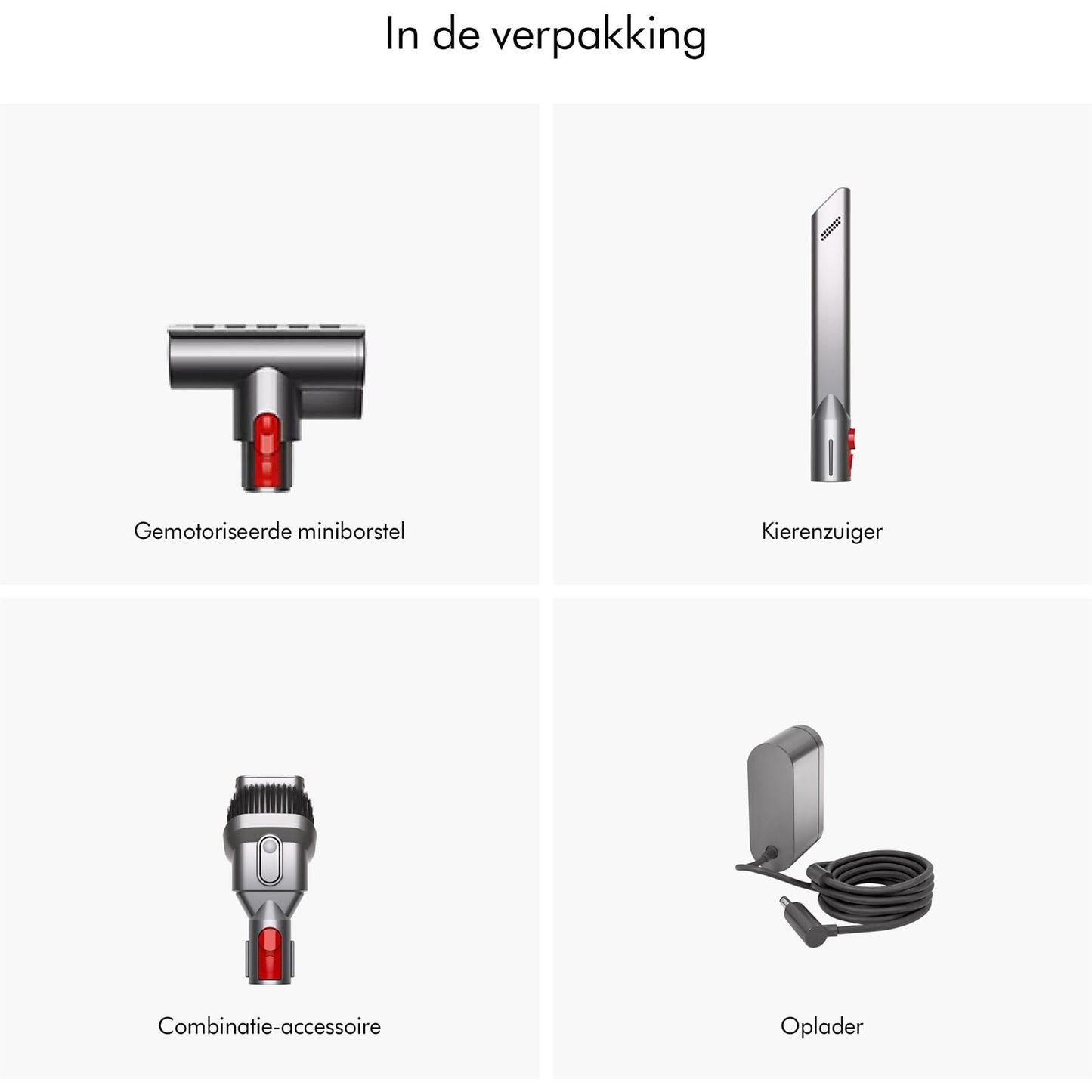 DYSON Car + Boat Kruimelzuiger Zilver
