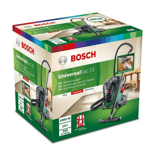 Aspirateur eau et poussière Bosch UniversalVac 15 – 1 000 W, 15 l – photo 2