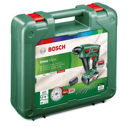 Perforateur Bosch Uneo Maxx 18 V – batterie 2,5 Ah et accessoires – photo 2