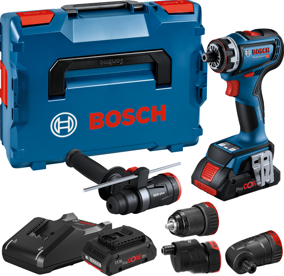 Bosch Blauw GSR 18V-90 FC Accuboormachine set 18V