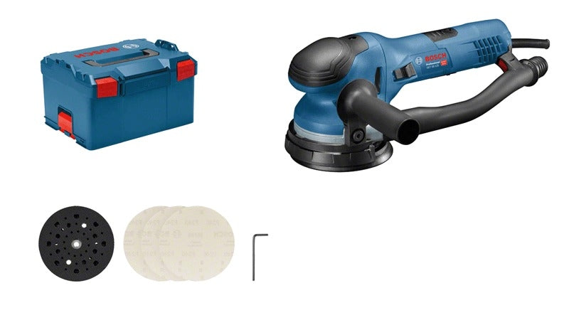 Bosch Blauw 0601257001 GET 55-125 Professional Excenterschuurmachine 125mm in L-Boxx
