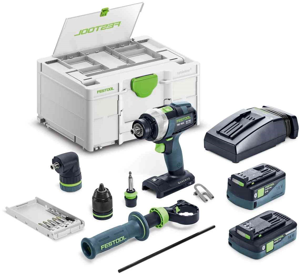 Festool TDC 18/4 Accu-schroefboormachine set