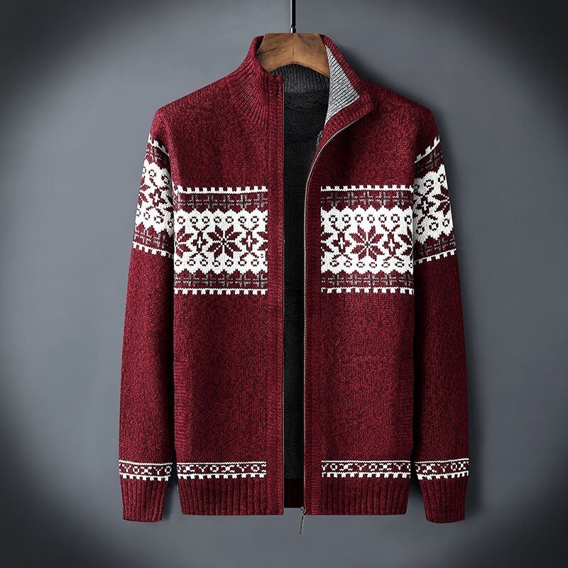 Gebreid vest voor de winter - Fedorus