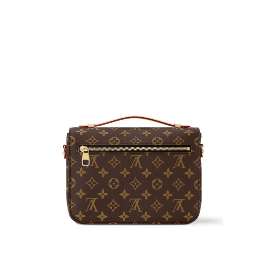 Louis Vuitton Pochette Métis Monogram-tasje, bruin, 25 cm