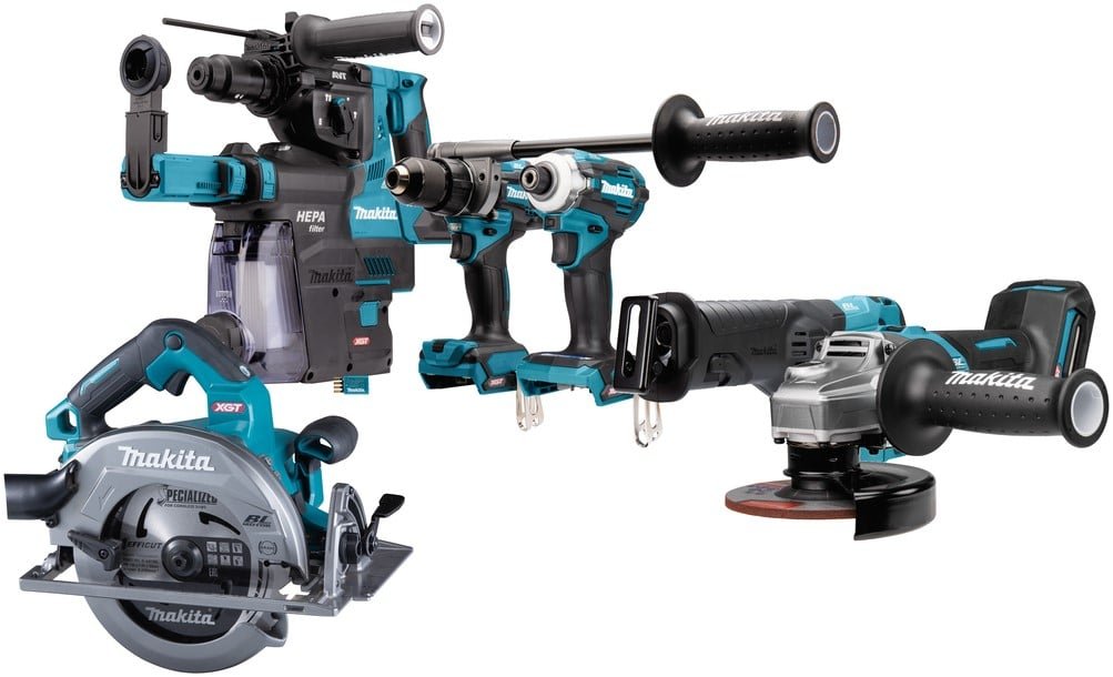 Makita DK0128G601 | Combiset | 40 V Max | 4,0 Ah | TD001G | DF001G | JR001G | GA005 | | HR002GZ05 | HS003G