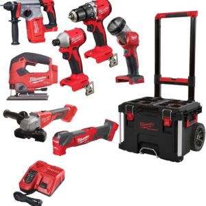 Milwaukee M18 FPP7E-503P – FUEL Powerpack de 7 outils 18 V avec 3 batteries de 5,0 Ah – photo 1
