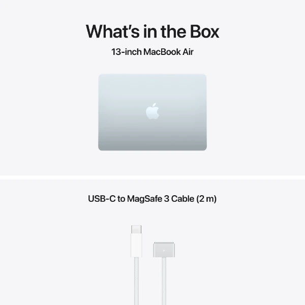 Apple MacBook Air 13" (2026, M5) 16/1 TB, himmelblå