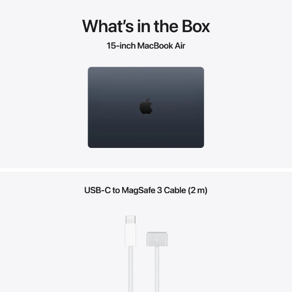 Apple MacBook Air 15" (2026, M5) 24/1 TB, midnat