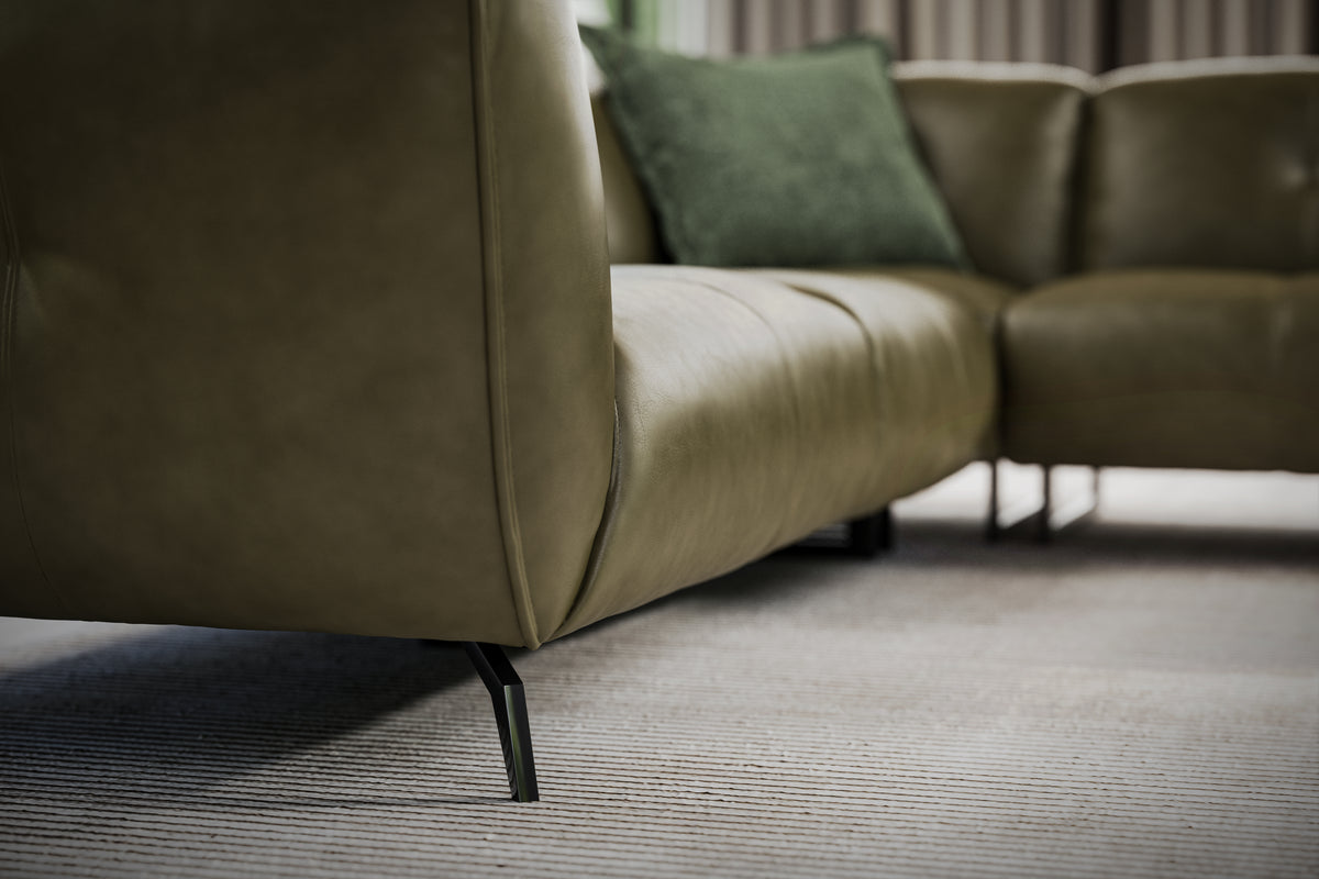 Otto – 3 Corner 3 Seater Sofa – Green