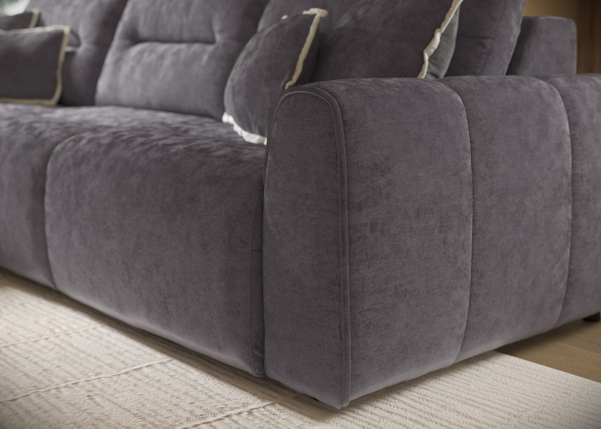 Daxton – 3 Corner 3 Triple Motion Chaise with Storage – Blue