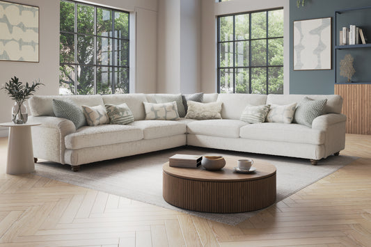 Hampton – 3 Corner 3 Seater Sofa – Cream