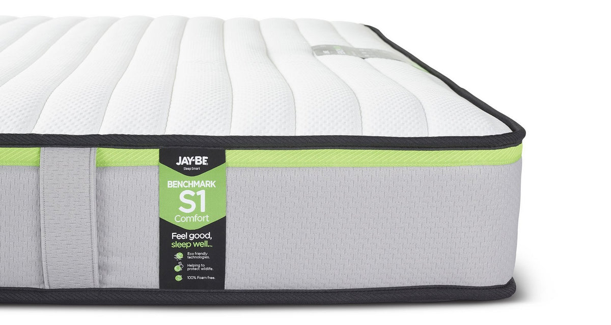 Benchmark S1 Comfort Eco Friendly Mattress – 4ft 6 Double Mattress – image 6