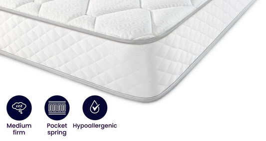 Silentnight 1000 Pocket Memory Mattress – Double (4ft 6) Mattress – image 2
