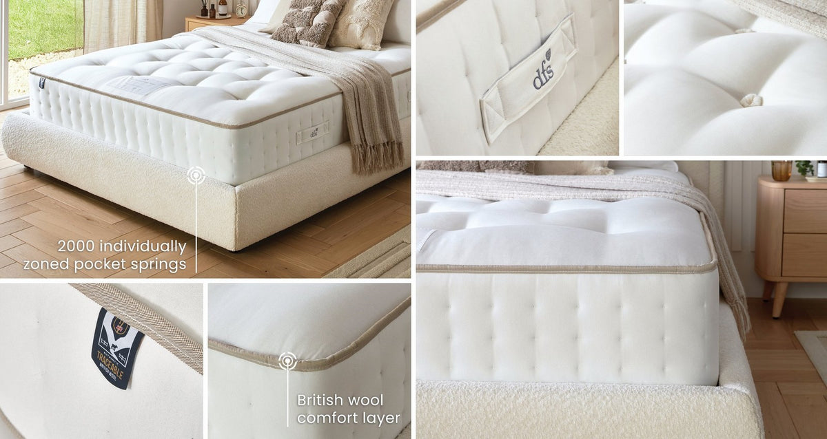Adeline Natural 2000 Pocket Mattress – Double Mattress – image 8