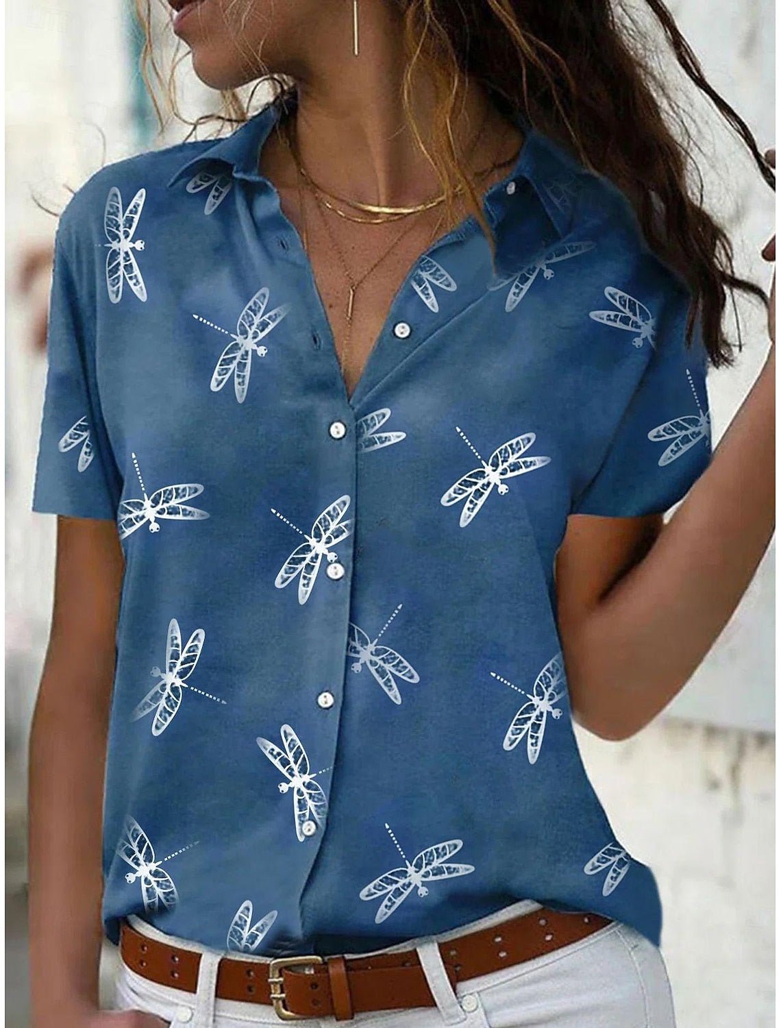 Relaxed dames zomershirt - Martine