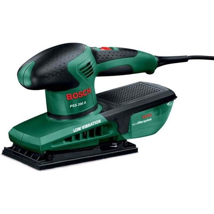 Ponceuse vibrante Bosch PSS 200 A – 200 W et coffret – photo 1