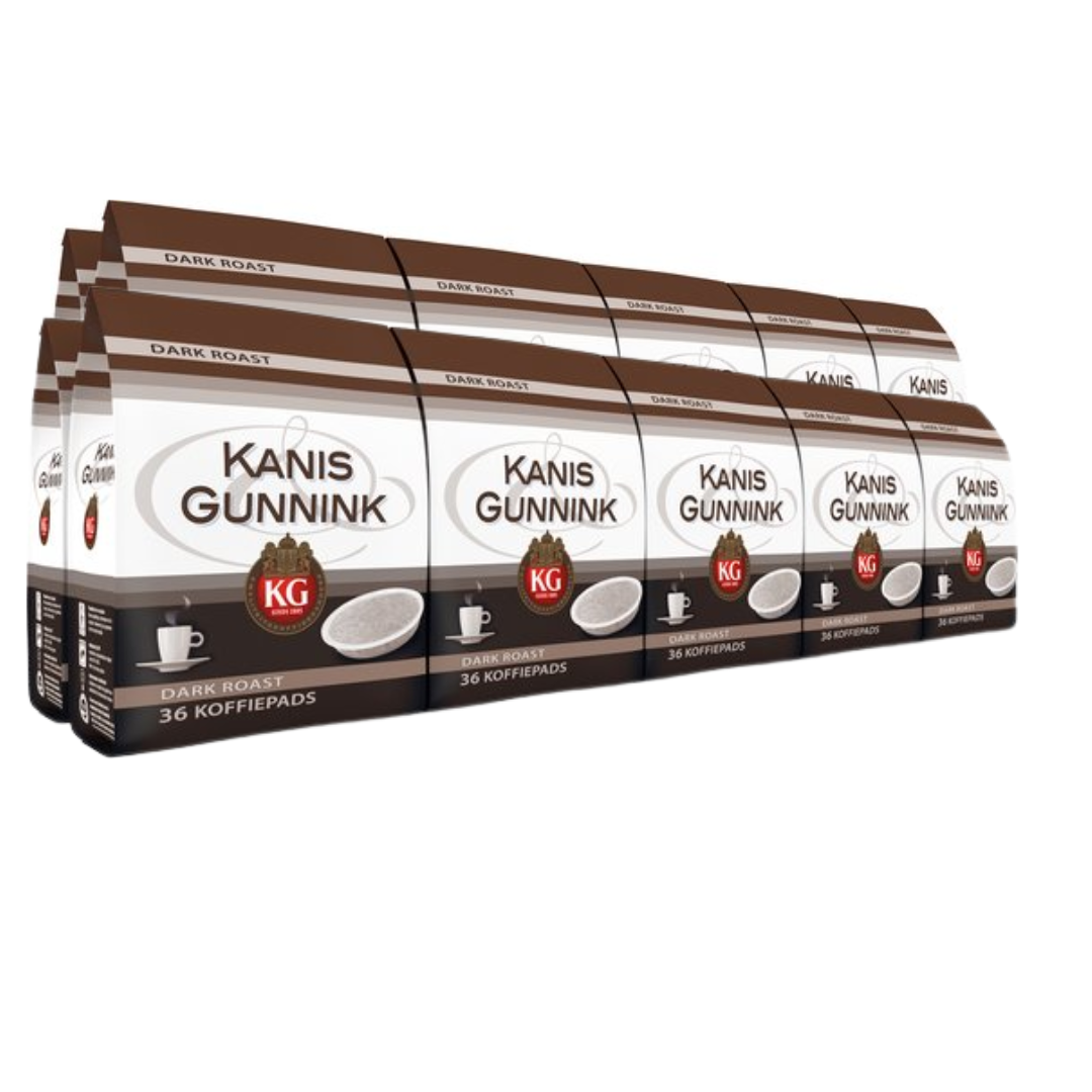 Kanis & Gunnink Dark Roast koffiepads - 20 x 36 pads