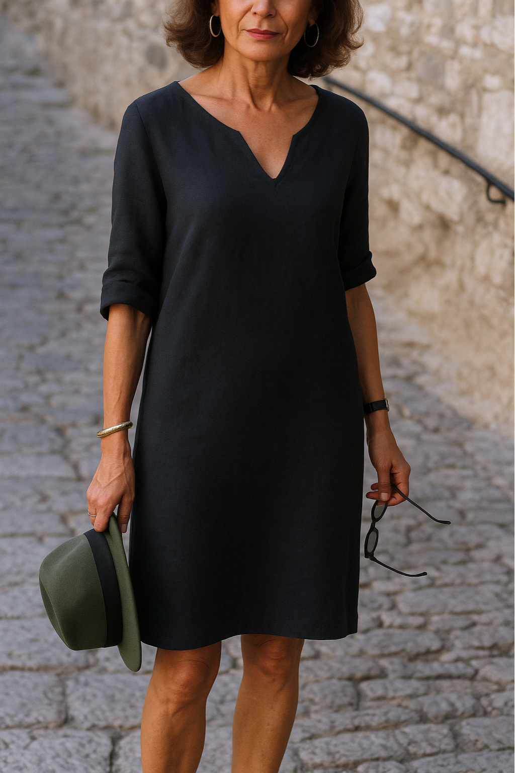Ria™ | Elegante jurk met V-hals