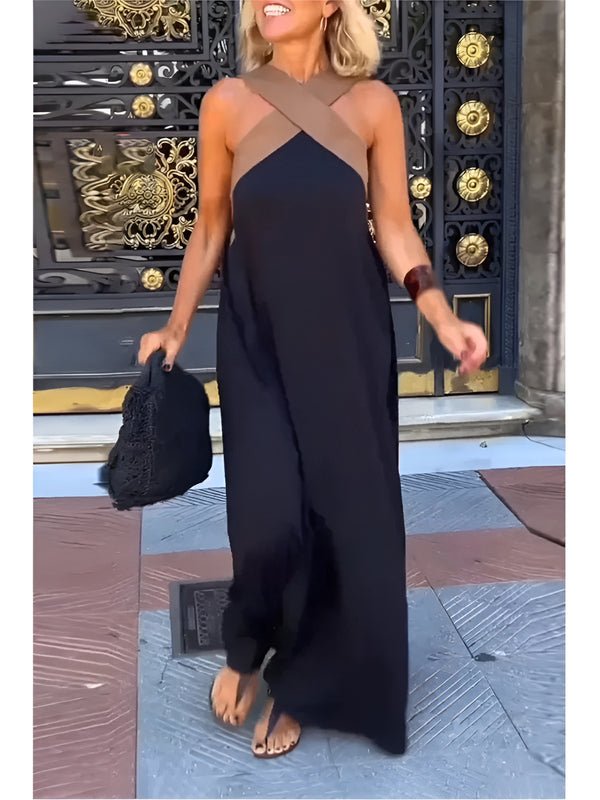 Esther - Maxi-jurk met halternek