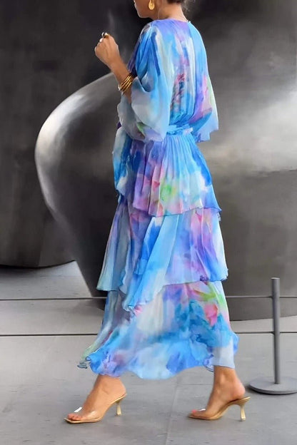 Jade™ – Elegante Boheemse maxi-jurk