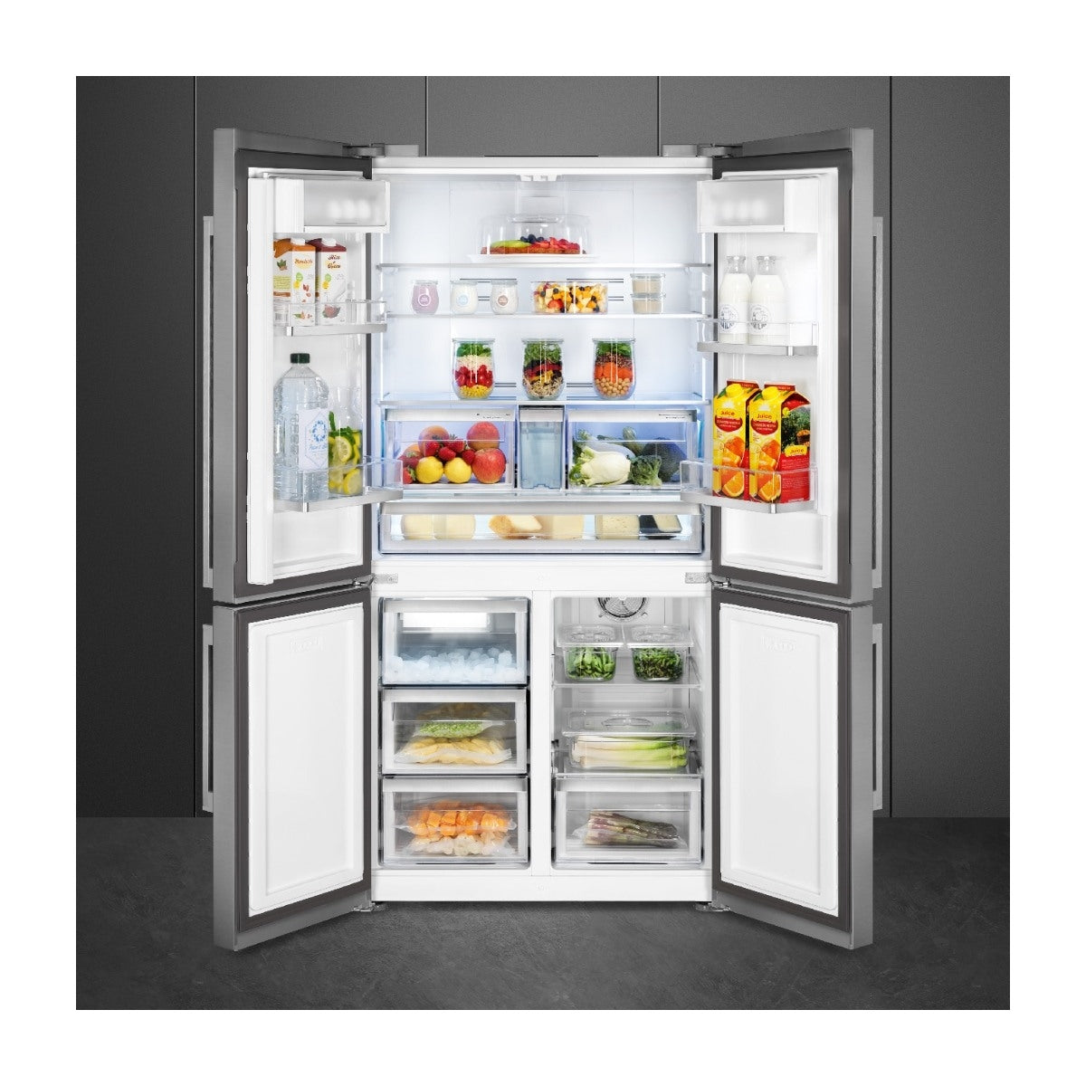 Smeg Universale FQ60XDAIE kølefryseskab