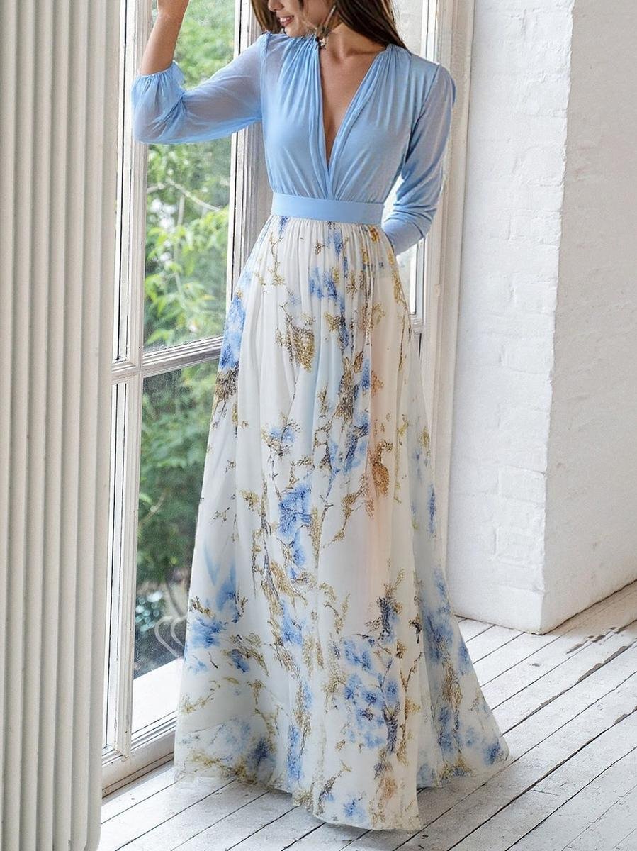Harper™ | Prachtige Maxi-jurk met Bloemenprint