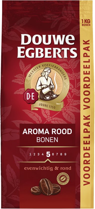 Douwe Egberts Aroma Rood Koffiebonen - 8 x 1KG