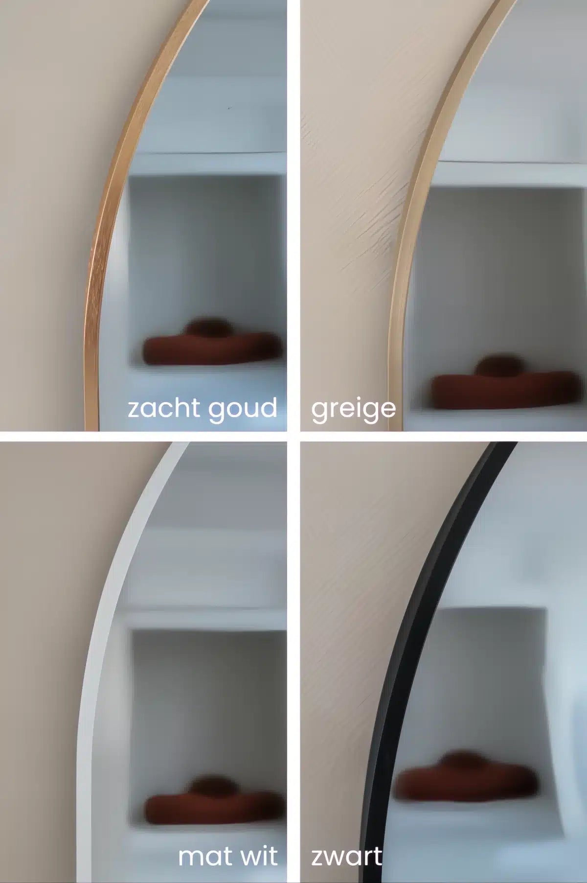Maj Boogspiegel 215×110 cm – Zwart