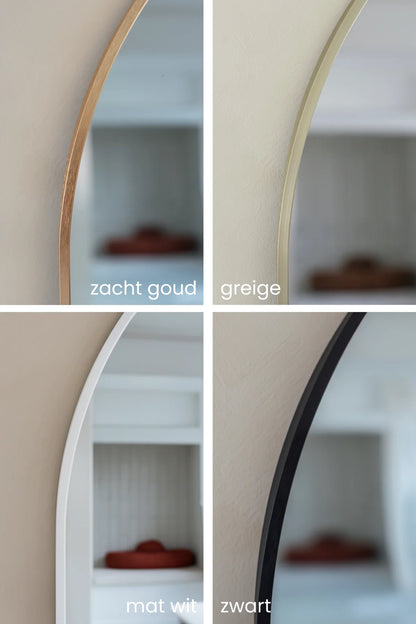 Maj Boogspiegel 180×80 cm – Greige