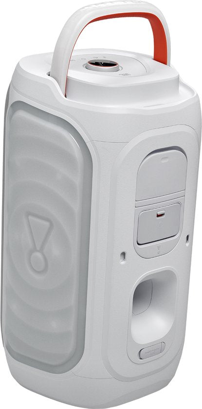JBL PartyBox 130 - NIEUW - Draadloze Bluetooth Party Speaker - Opvouwbare Handgreep - Spatwaterdicht - LED verlichting - 15 uur - Wit