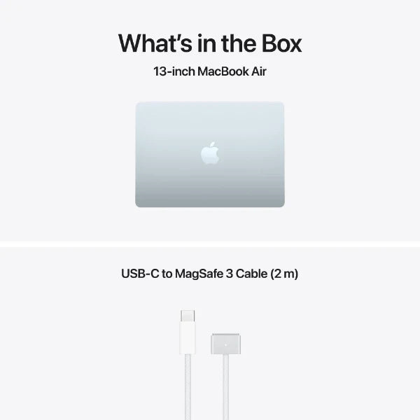 Apple MacBook Air 13" (2026, M5) 16/512 GB, himmelblå