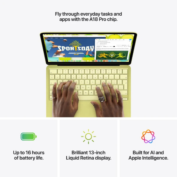 Apple MacBook Neo 13" (A18 Pro) 8/512 GB, citrus