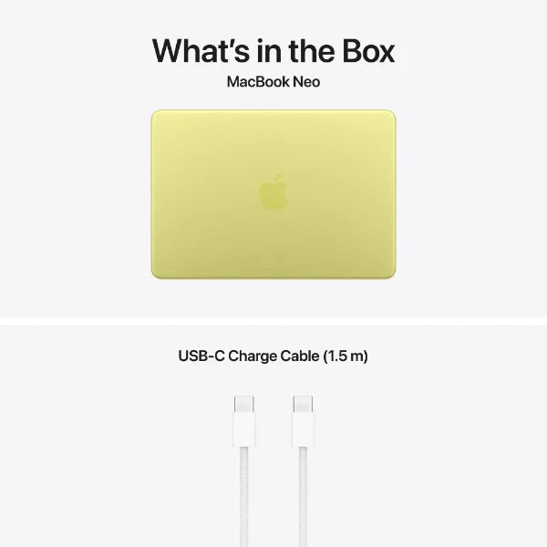 Apple MacBook Neo 13" (A18 Pro) 8/512 GB, citrus