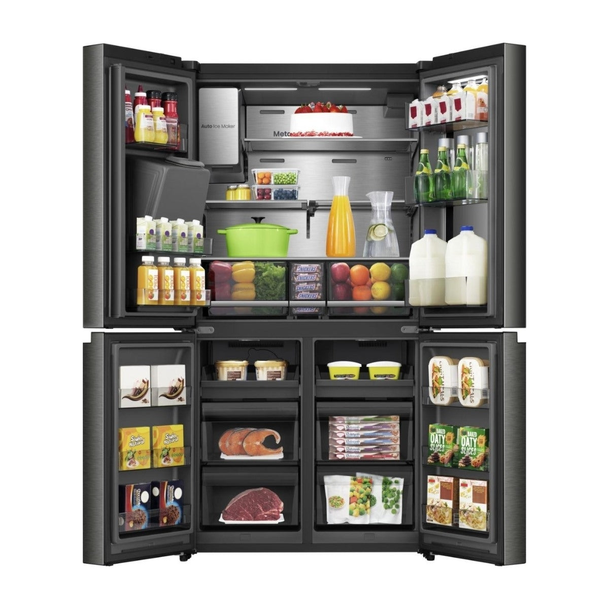 Hisense RQ600P7SKE kølefryseskab