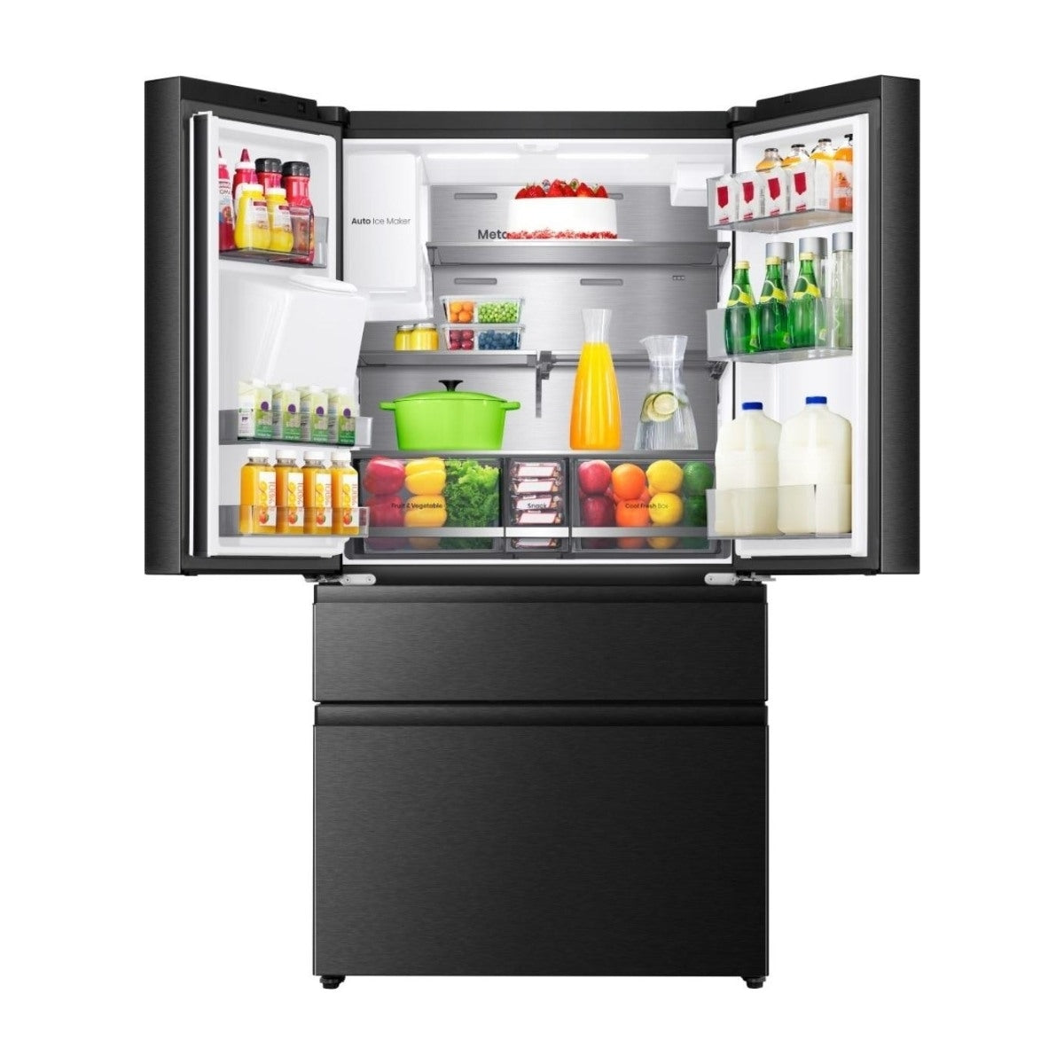 Hisense RF602P7SBE kølefryseskab