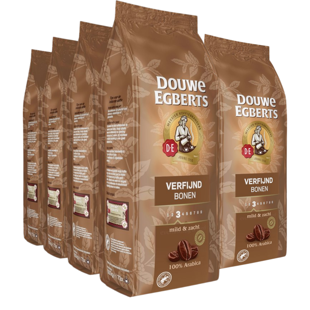 Douwe Egberts Verfijnd Koffiebonen - 8 x 1kg