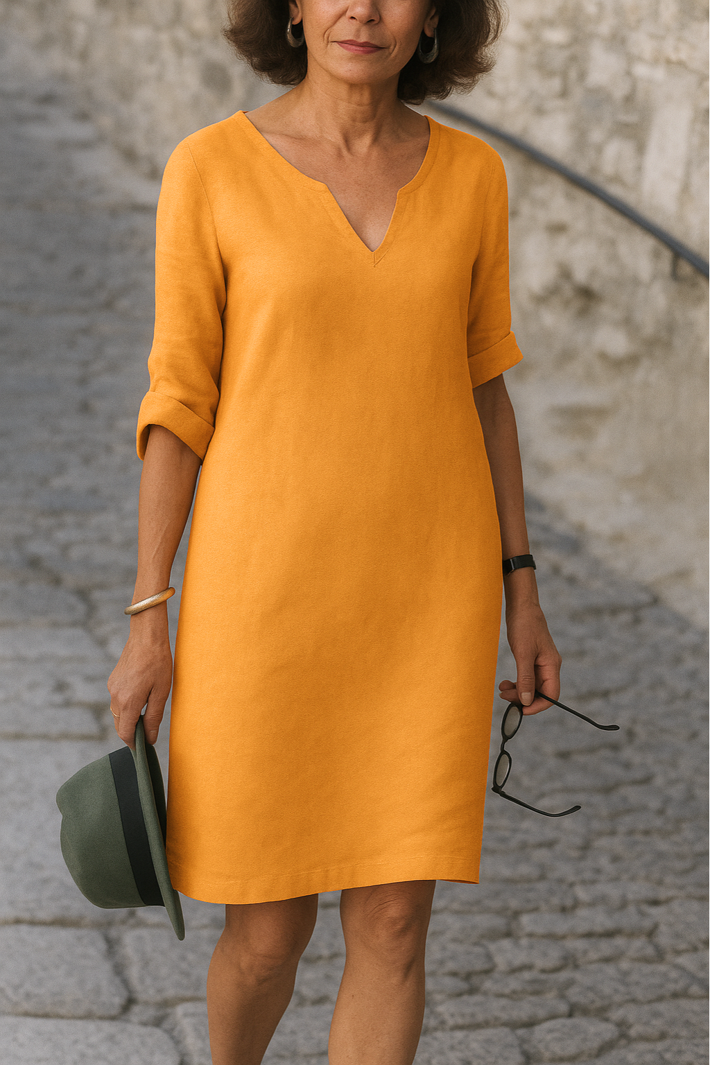 Ria™ | Elegante jurk met V-hals