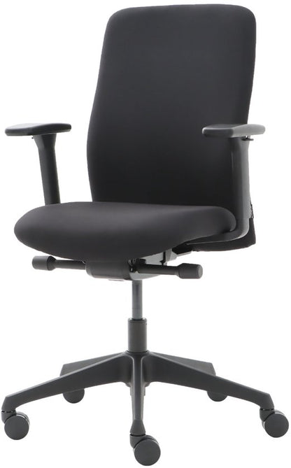 Office Hero® Pharaoh Ergonomische Bureaustoel - Bureaustoelen voor Volwassenen - Verstelbaar - Zwart - Stof - Gemonteerd geleverd