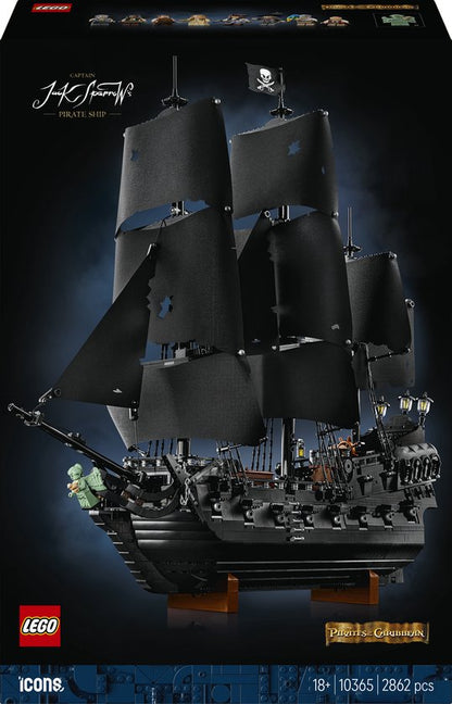LEGO® Icons Pirates of the Caribbean - Het Piratenschip van Kapitein Jack Sparrow - 10365