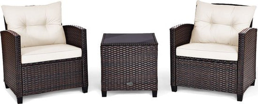 Balkonset 2 personen - Tuinset - Bistroset - Zwart - Weerbestendig - 3 delig - Tuintafel en 2 stoelen - 2 personen - Gecoat staal - Onderhoudsvrij staal