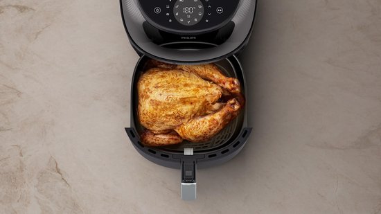 Philips 3000 Series Airfryer - NA341/00 - Kijkvenster - RapidAir Plus - 7.2L - Tot 6 Personen - Zwart